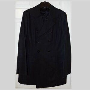 Ellen Tracey Women's Trench Coat ~ Deep Black ~ Size 12 (tag says 14 but small)